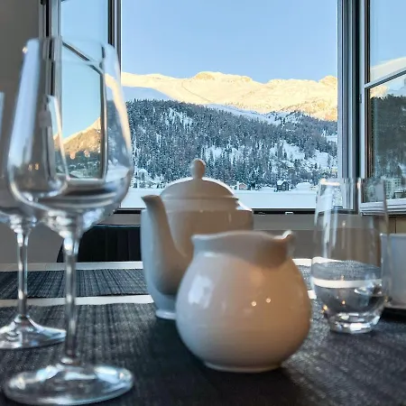 Appartement Swissme - 100Qm - Balkon - 2 Baeder - Parkplatz - Fussbodenheizung à Saint-Moritz Extérieur photo